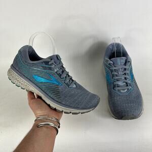 Brooks Ghost 12 Sneakers Women's 9.5 Gray Lace Up Running Shoes 1203051B403